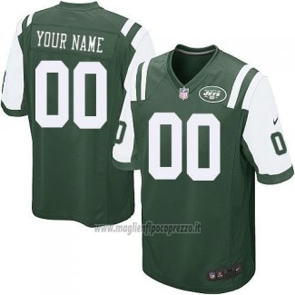 Maglia NFL Bambino New York Jets Personalizzate Verde