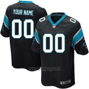 Maglia NFL Carolina Panthers Personalizzate Nero