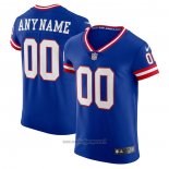 Maglia NFL Elite New York Giants Classic Vapor Personalizzate Blu