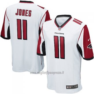 Maglia NFL Game Atlanta Falcons Jones Bianco2