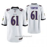 Maglia NFL Game Baltimore Ravens Alex Thompson Bianco