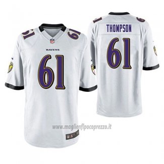 Maglia NFL Game Baltimore Ravens Alex Thompson Bianco