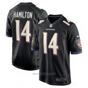 Maglia NFL Game Baltimore Ravens Kyle Hamilton Nero
