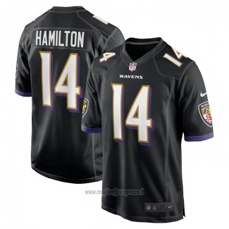 Maglia NFL Game Baltimore Ravens Kyle Hamilton Nero