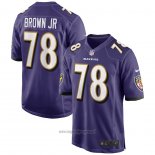 Maglia NFL Game Baltimore Ravens Orlando Brown Jr. Viola