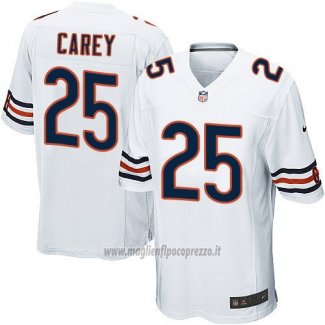 Maglia NFL Game Bambino Chicago Bears Carey Bianco