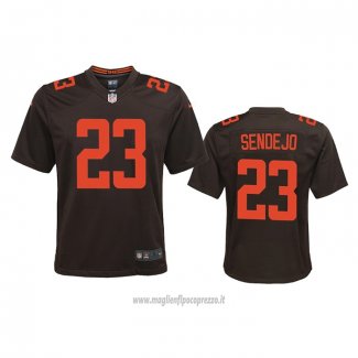 Maglia NFL Game Bambino Cleveland Browns Andrew Sendejo Alternato Marrone