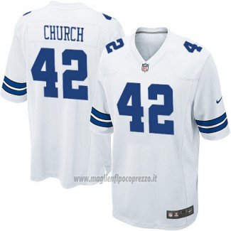 Maglia NFL Game Bambino Dallas Cowboys Church Bianco
