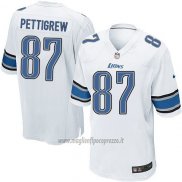 Maglia NFL Game Bambino Detroit Lions Pettigrew Bianco