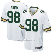 Maglia NFL Game Bambino Green Bay Packers Guion Bianco