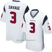 Maglia NFL Game Bambino Houston Texans Savage Bianco