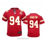 Maglia NFL Game Bambino Kansas City Chiefs Taco Charlton Rosso