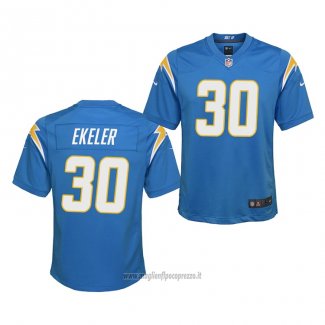Maglia NFL Game Bambino Los Angeles Chargers Austin Ekeler 2020 Blu