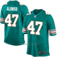 Maglia NFL Game Bambino Miami Dolphins Alonso Verde Scuro