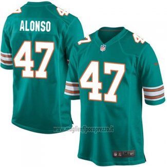 Maglia NFL Game Bambino Miami Dolphins Alonso Verde Scuro