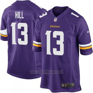 Maglia NFL Game Bambino Minnesota Vikings Hill Viola