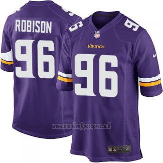 Maglia NFL Game Bambino Minnesota Vikings Robinson Viola