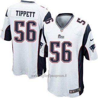 Maglia NFL Game Bambino New England Patriots Tippett Bianco
