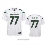 Maglia NFL Game Bambino New York Jets Mekhi Becton Bianco