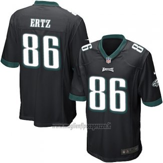 Maglia NFL Game Bambino Philadelphia Eagles Ertz Nero
