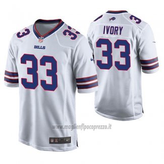 Maglia NFL Game Buffalo Bills Chris Ivory Bianco