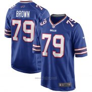 Maglia NFL Game Buffalo Bills Ruben Brown Retired Blu