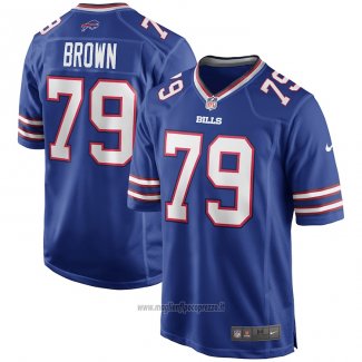 Maglia NFL Game Buffalo Bills Ruben Brown Retired Blu