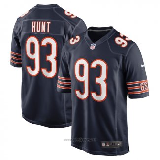 Maglia NFL Game Chicago Bears Margus Hunt Blu