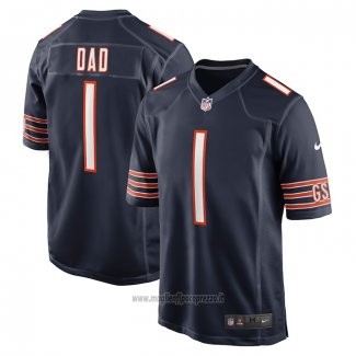 Maglia NFL Game Chicago Bears Number 1 Dad Blu