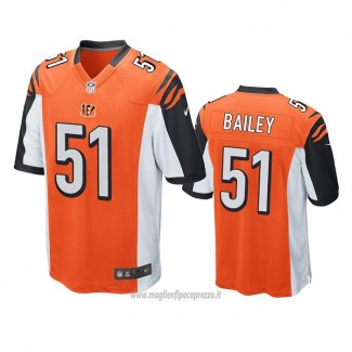 Maglia NFL Game Cincinnati Bengals Markus Bailey Arancione
