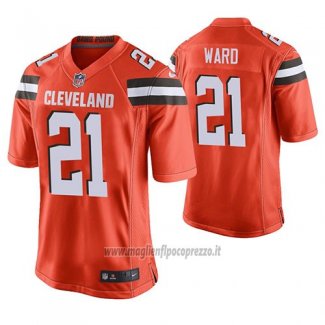 Maglia NFL Game Cleveland Browns Denzel Ward Arancione Alternate