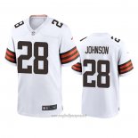 Maglia NFL Game Cleveland Browns Kevin Johnson Bianco