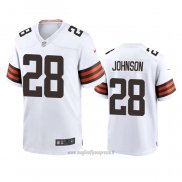 Maglia NFL Game Cleveland Browns Kevin Johnson Bianco