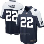 Maglia NFL Game Dallas Cowboys Smith Blu Bianco