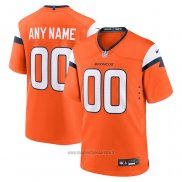 Maglia NFL Game Denver Broncos Personalizzate Arancione2