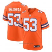 Maglia NFL Game Denver Broncos Randy Gradishar Mile High Collection 1977 Throwback Retired Arancione