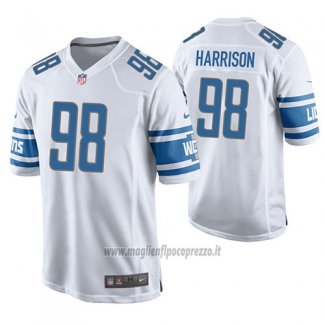 Maglia NFL Game Detroit Lions Damon Harrison Bianco