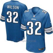 Maglia NFL Game Detroit Lions Wilson Blu