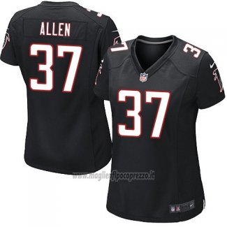 Maglia NFL Game Donna Atlanta Falcons Allen Nero