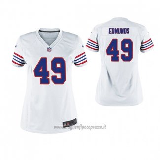 Maglia NFL Game Donna Bills Tremaine Edmunds Throwback Bianco