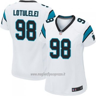 Maglia NFL Game Donna Carolina Panthers Lotulelei Bianco