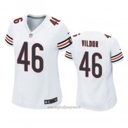Maglia NFL Game Donna Chicago Bears Kindle Vildor Bianco