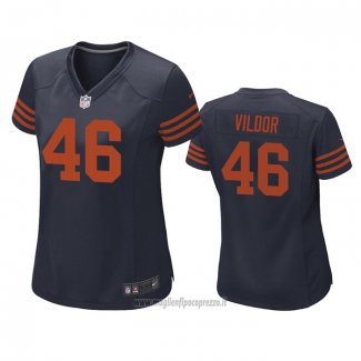 Maglia NFL Game Donna Chicago Bears Kindle Vildor Throwback Blu