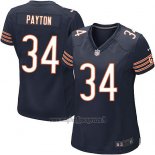 Maglia NFL Game Donna Chicago Bears Payton Bianco Blu