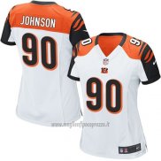 Maglia NFL Game Donna Cincinnati Bengals Johnson Bianco