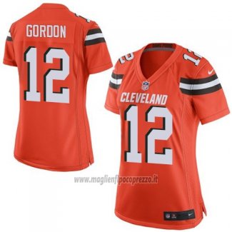 Maglia NFL Game Donna Cleveland Browns Gordon Arancione