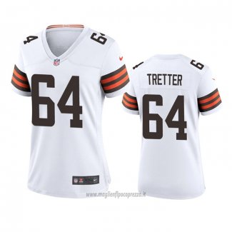 Maglia NFL Game Donna Cleveland Browns J.c. Tretter 2020 Bianco