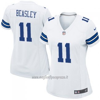 Maglia NFL Game Donna Dallas Cowboys Beasley Bianco