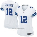 Maglia NFL Game Donna Dallas Cowboys Staubach Bianco