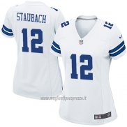 Maglia NFL Game Donna Dallas Cowboys Staubach Bianco